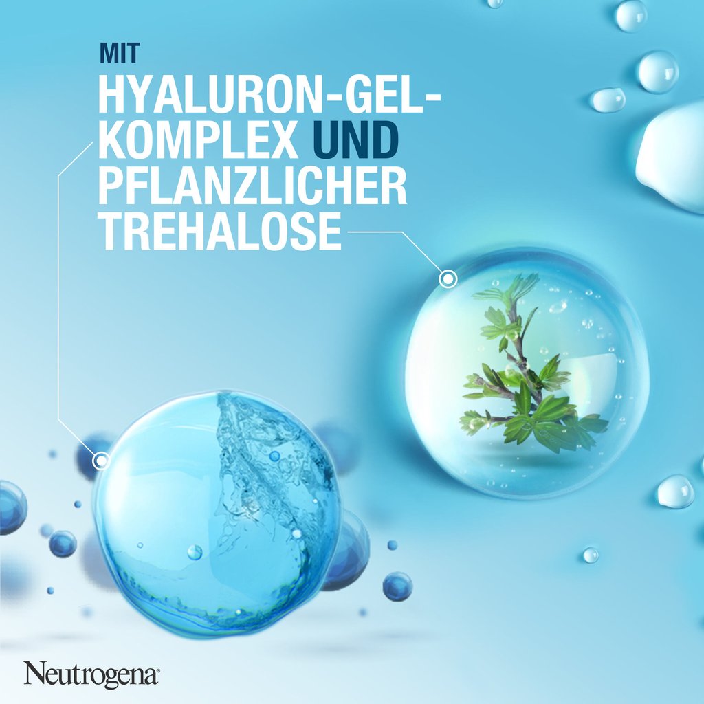 Mit Hyaluron-Gel-Komplex und pflanzlicher Trehalose. 